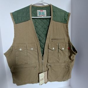 Vintage 90s hunting/military vest Large